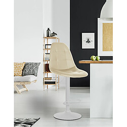 Non Tabouret de bar Elmore simili cuir W