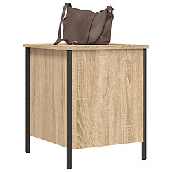 Acheter Maison Chic Banc de rangement | Meuble de rangement d'Entrée | Coffres d'Intérieur chêne sonoma 40x42,5x50 cm bois d'ingénierie -MN35312