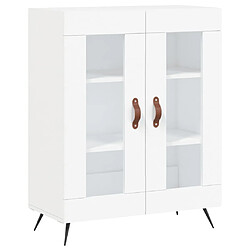 Maison Chic Buffet,Meuble de Rangement,commode pour salon,Cuisine blanc 69,5x34x90 cm bois d'ingénierie -MN31323