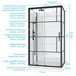 Acheter Aurlane Cabine de douche rectangle