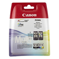 Totalcadeau Lot de deux cartouches d’encre - Compatibles: Canon PIXMA iP2700, PIXMA MP280 pas cher