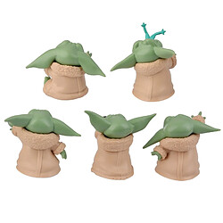 Universal Animaux 5 Pièces/Set Star Wars Baby Yoda Collection Action Toys Cadeaux d'anniversaire pour enfants | Action People(Coloré)