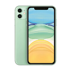 Apple iPhone 11 - 64 Go - Vert - Sans chargeur · Occasion iPhone 11 - 6,1'' Liquid Retina HD - 4G - Puce A13 - Mode Nuit - Ultra grand angle - iOS 14 - Livré sans chargeur