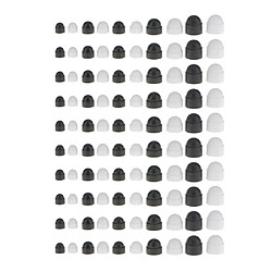 20 Pièces M8 14x15mm Noir Dôme Boulon écrou Protection Capuchons Couvercle pour Vis Hexagonales pas cher