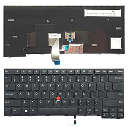 Wewoo Version américaine Clavier pour ordinateur portable avec bâtons de pointage pour Lenovo IBM Thinkpad E470 / E470C / E475, Teclado 01AX080 / 01AX040 / 01AX000 / SN20K93235 