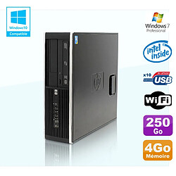 PC HP Compaq Elite 8100 SFF G6950 2,8 GHz 4Go 250Go Wifi Graveur W7 Pro · Occasion 