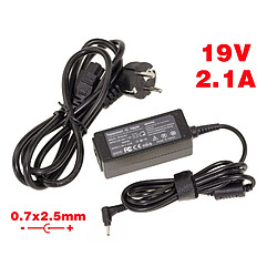 Kalea-Informatique Alimentation pour PC Portable 19V 2.1A embout 0.7x2.5mm - Equivalent Asus EeeePC 1015PEM 1015PN 1201K 1001PX-EU27-BK 1015PEB