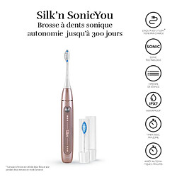 Brosse à dent électrique SonicYou Rose-Gold BAD sonique Silk'n SY1PE1P001