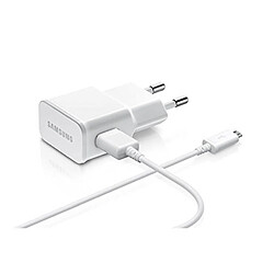 SAMSUNG Chargeur secteur Original 2A Micro USB - blanc