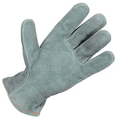 Avis Lot de 5 paires de gants de travail cuir bovin pour milieu humide Greo EN388