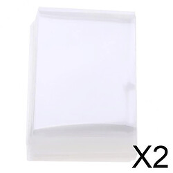 Manches de Cartes Manches Protecteur Non- 2x100pcs / Pack Card Sleeve Protector Pochettes de Protection Transparentes 60x90mm