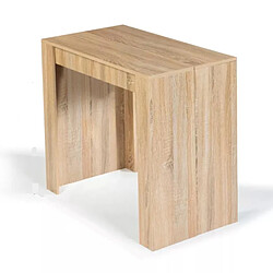 Concept Usine BELLI - Table console extensible en bois - 1,40 m 