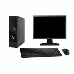 PC Fujitsu E910 DT Ecran 19" Intel G630 RAM 8Go Disque Dur 1To Windows 10 Wifi - Occasion