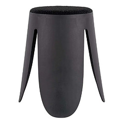 LEITMOTIV Tabouret en polypropylène Savor noir.