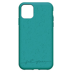 Coque iPhone 11 Recyclable Just Green Turquoise 