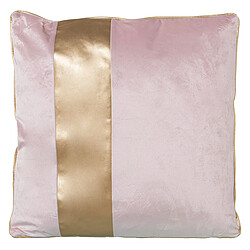 Coussin Alexandra House Living Rose Doré Velours Textile 45 x 45 cm 