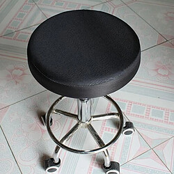 surface lisse tabouret de bar couvercle rond siège de chaise de manchon salon violet_33x10cm