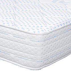 Visiodirect Matelas réversible ERIKA 140 x 200 cm, en mousse mémoire de forme , indépendance du couchage pas cher