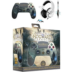 Manette PS4 Bluetooth Harry Potter Hogwarts Legacy Paysage Lumineuse 3.5 JACK + Casque Spirit of Gamer PRO-H3 PS4-PS5 PLAYSTATION 