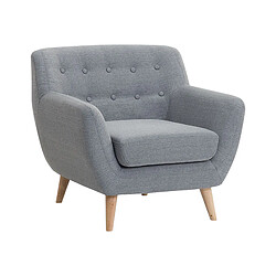 Beliani Fauteuil Gris clair MOTALA 