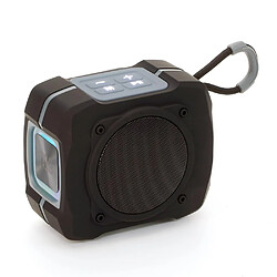 Yonis Enceinte Bluetooth LED Portable Super Bass Autonomie Longue Enceinte Bluetooth Portable LED Colorée Super Bass Appels Mains Libres Autonomie Longue Durée Noir YONIS