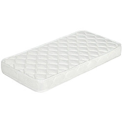 Provence Literie Matelas pour bébé 70x140 cm Hauteur 15,5 cm Hyppoallergénique - anti-acariens - Tissu Coton - Mousse Haute Résilience 33 Kg/m3