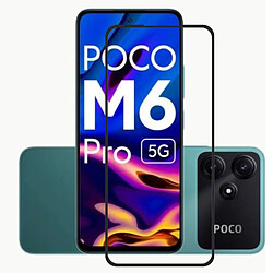 Evelatus Full Cover 2.5D Verre pour Xiaomi Poco M6 Pro Antistatique / Colle Japon Noir