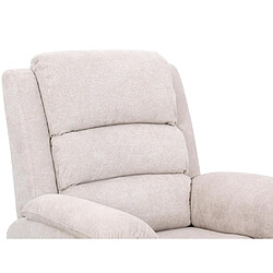 Acheter Vente-Unique Fauteuil relax électrique en tissu beige NEVERS