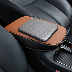 Wewoo Universel Confortable Automobile Accoudoir Tapis gris De Voiture Accoudoirs Couverture Véhicule Centre Console Bras Reste Siège Boîte Doux Coussin, Taille: 29.5 * 21 cm 