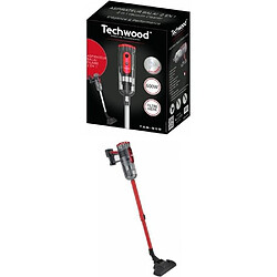 Aspirateur Balai ROUGE 2en1 500mL 600W Techwood ROUGE Balai / à main filaire, cyclonique sans sac