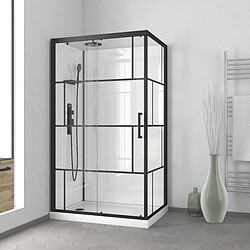 Aurlane Cabine de douche rectangle 