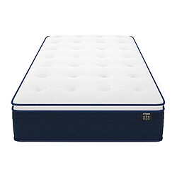 Acheter Vente-Unique Ensemble 80 x 200 cm sommier + matelas ressorts ensachés et surmatelas intégré ép.24cm - ALTIER de YSMÉE