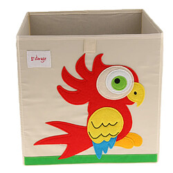 boîte de rangement pliante panier enfants vêtements organisateur de livre jouet perroquet boîte de rangement pour jouets en tissu