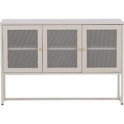 Venture Home Buffet 3 portes en acier Malla beige. Buffet 3 portes en acier Malla beige