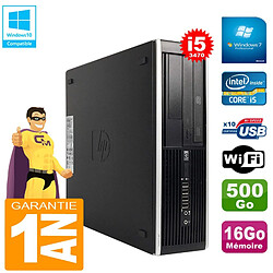 PC HP Compaq Pro 6300 SFF I5-3470 RAM 16Go Disque 500Go Graveur DVD Wifi W7 - Occasion