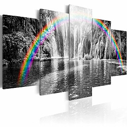 Paris Prix Tableau Imprimé Rainbow on Grays 50 x 100 cm 