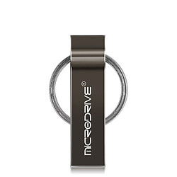 Wewoo Clé USB Porte-clé en métal MicroDrive 4 Go USB 2.0 avec disque U noir 