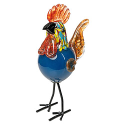 Figurine Décorative Romimex verre Coq 