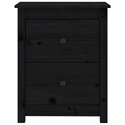 Avis Maison Chic Table de chevet - Table de Nuit Noir 50x35x61,5 cm Bois de pin massif