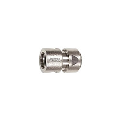 Raccord rapide Geka en métal 1/2" sans arret eau 