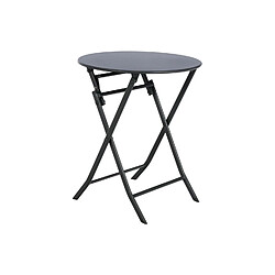 Hesperide Table pliante ronde Greensboro - 2 Places - Graphite