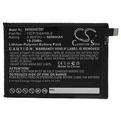 vhbw Batterie remplacement pour Umi 1ICP/5/64/58-2 pour téléphone portable (5000mAh, 3,85V, Li-polymère) 