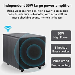 Acheter Yonis Barre De Son Bluetooth 50W Subwoofer 3D Home Theater Echo Murale