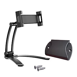 Support De Tablette De Bureau Pour Téléphone Portable Support De Comptoir Mural Noir L