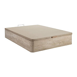 Vente-Unique Ensemble 160 x 200 cm sommier coffre naturel clair + matelas mousse ép.30cm - SOLAK de YSMÉE pas cher