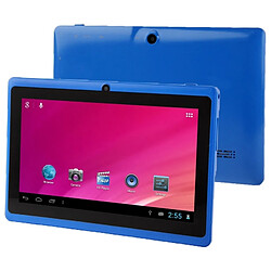 Wewoo Tablette Tactile bleu Tactile, 7 pouces, 512 Mo + 8 Go, Android 4.0, Allwinner A33 Quad Core 1,5 GHz