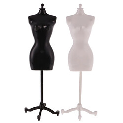 2pcs Porte-manteau Modèle Porte-vêtements Mannequin Buste de Couture Support Display pour Poupées Dolls