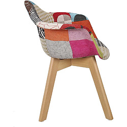 Acheter The Home Deco Kids Fauteuil scandinave pour enfants Patchwork.