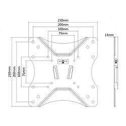 Avis Link Accessori LK10031 TV mount 106,7 cm (42') Noir