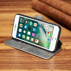 Acheter Etui en PU style rétro gris pour votre Apple iPhone 8/7